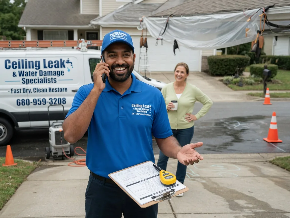 Ceiling Leak Cleanup Spillville, IA FAQs